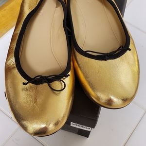 Ladies J Crew Leather Ballet Flats Size 8 1/2